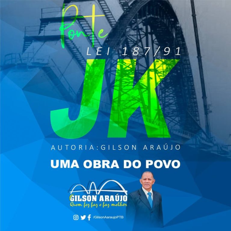 Gilson Araújo 19234 (Podemos)  sua luta pelo Lago Sul a 3ª Ponte e os Condomínios