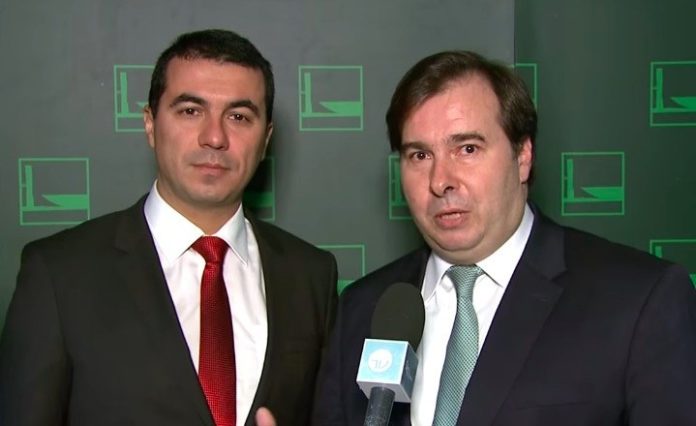 Luis Miranda e Rodrigo Maia