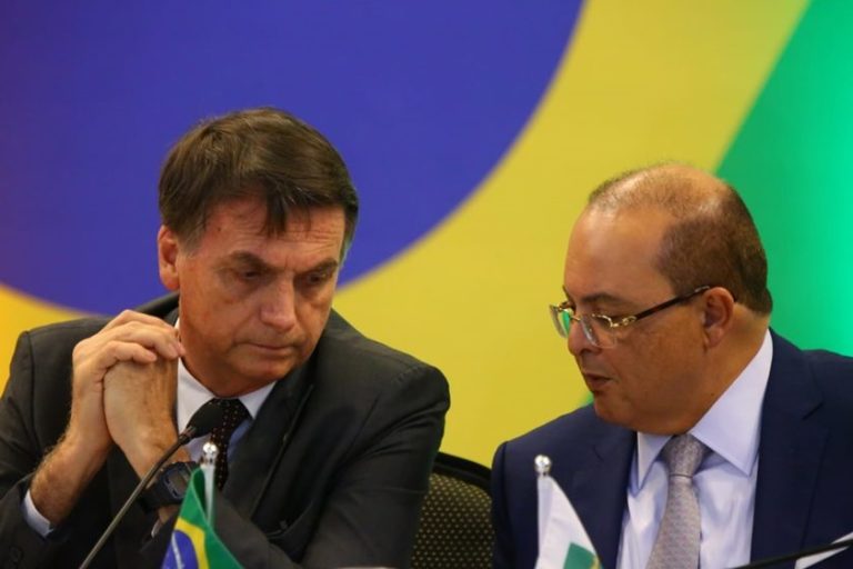 Ibaneis Rocha se reúne com Bolsonaro para tratar da reabertura do comércio em maio