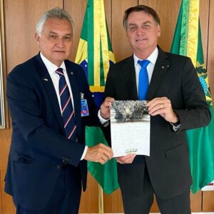 Presidente Jair Bolsonaro e o Deputado Federal General Eliezer Girão