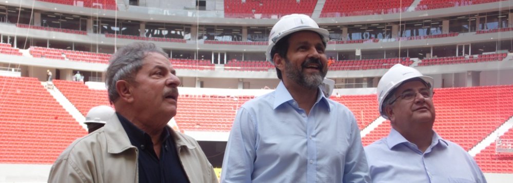 Lula, Agnelo Queiroz e Claudio Monteiro