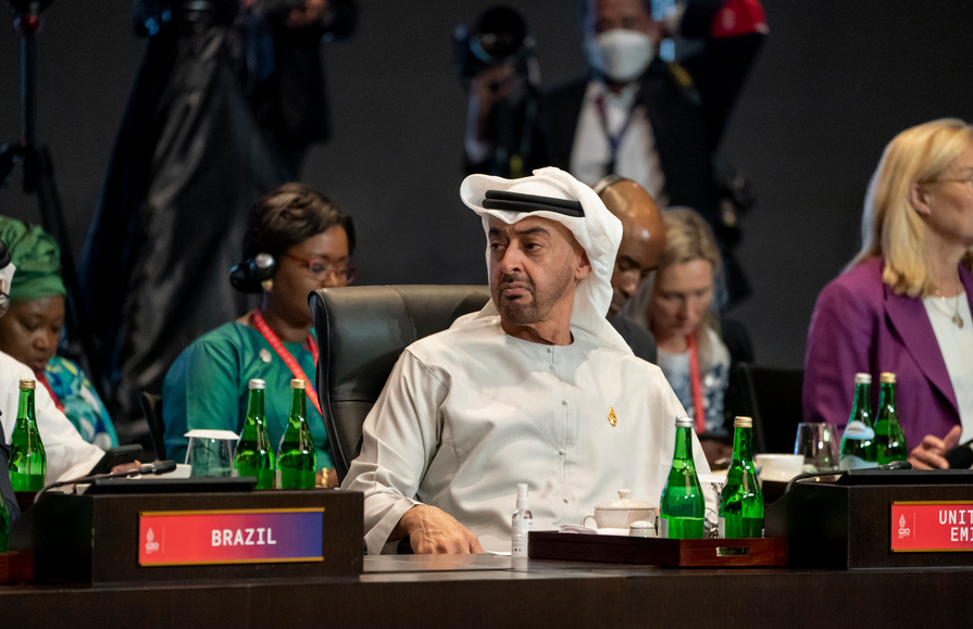 Presidente dos Emirados Árabes Unidos Mohamed bin Zayed Al Nahyan