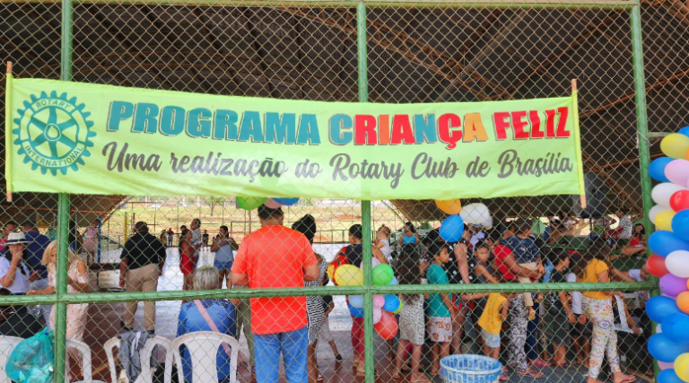 Rotary Clube de Brasília leva esperança e alegria às crianças do Capão Comprido