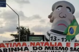 Pixuleco marcou passagem de Lula por Natal em campanha eleitoral do 2º turno.