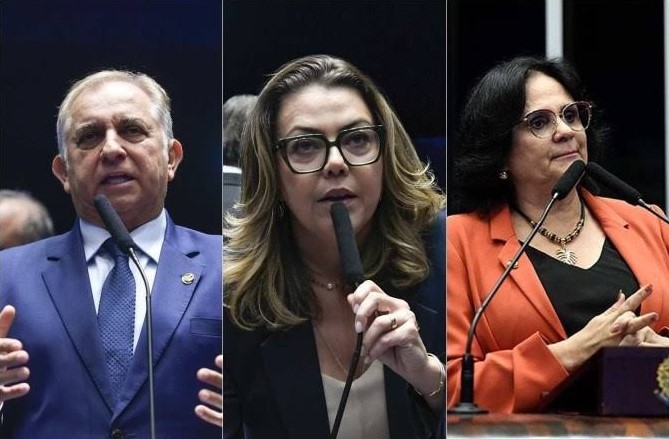 Izalci Lucas, Leila Barros e Damares Alves são os senadores do DF.