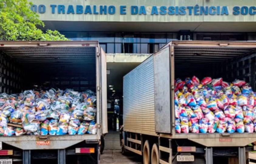 Operação Fames-19 investiga irregularidades na distribuição de cestas básicas.