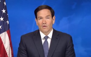 Marco Rubio, secretário de Estado do governo dos Estados Unidos