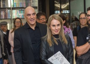Viviane Barci de Moraes e seu esposo Alexandre de Moraes, na lista de sancionados da Lei Global Magnitsky.