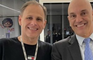 O ministro do STF, Alexandre de Moares e seu ex-assessor Eduardo Tagliaferro.