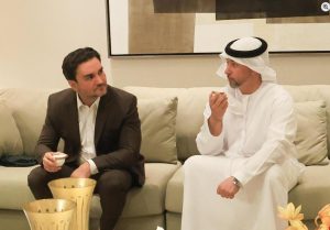 Embaixador dos Emirados Árabes Unidos no Brasil, S.E. Sharif Al Suwaidi e Ministro do Turismo do Brasil, Celso Sabino.