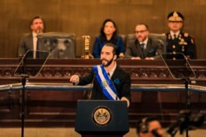 Presidente de El Slavador, Nayib Bukele.