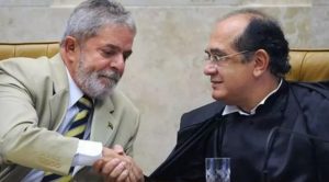 O Ministro do STF Gilmar Mendes e Lula