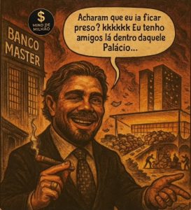 Empresário Daniel Vorcaro, proprietário do Banco Master.