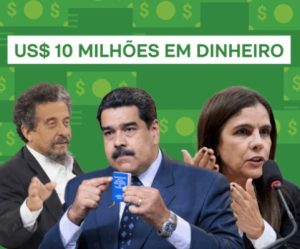 Esposa e sócia de João Santana (Marqueteiro), Mônica Moura disse que recebia dinheiro das mãos do próprio Nicolás Maduro.