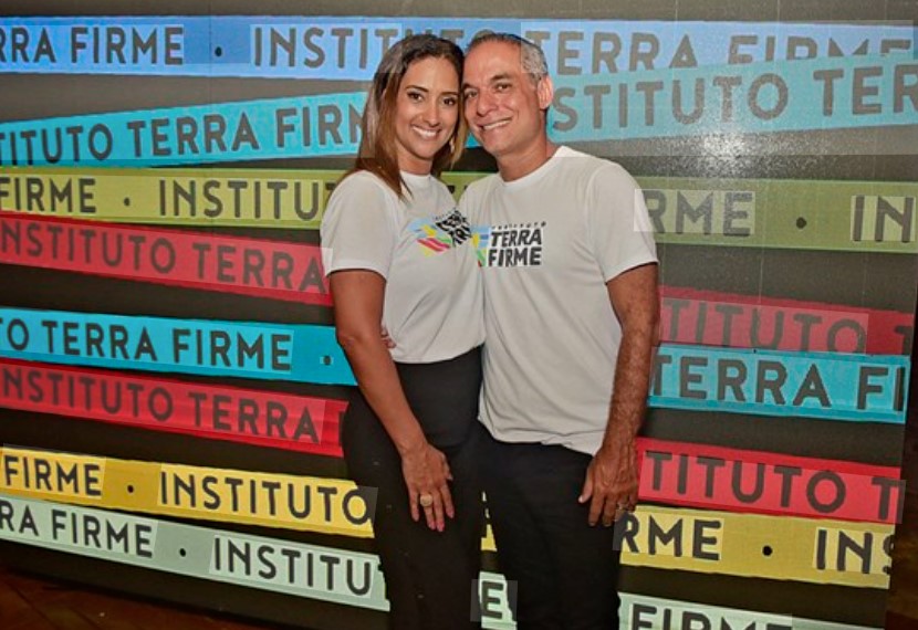 Flavia Péres e seu marido Augusto Ferreira Lima, ex-sócio e ex-CEO do Banco Master.