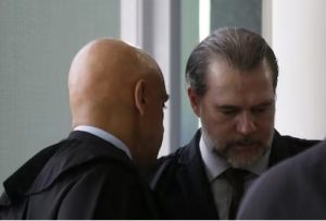 Ministros do STF, Alexandre de Moraes e Dias Toffoli.