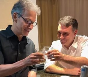Romeu Zema e Flávio Bolsonaro