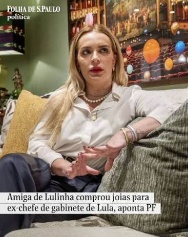 “Emite a NF pro Cleber”, ordena Lulinha. Roberta Luchsinger confirmou: “Já fiz!”. Ele comemorou: “Boaaaaa”.