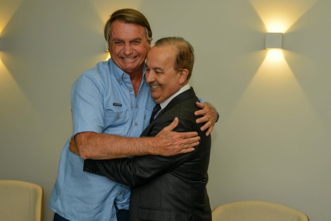 Jair Bolsonaro (PL) e Governador Jorginho Mello (PL)